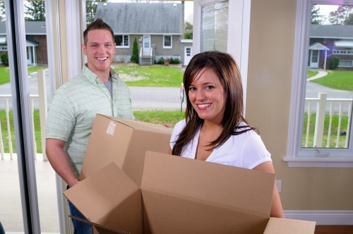 Removal team planning a home move in Merton