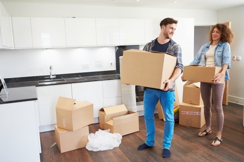 Packing and transport preparation for a local move