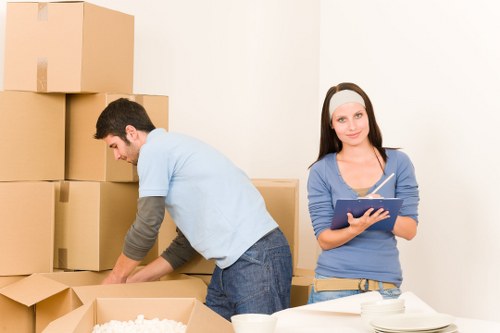 Furniture removal team handling a household move in Merton