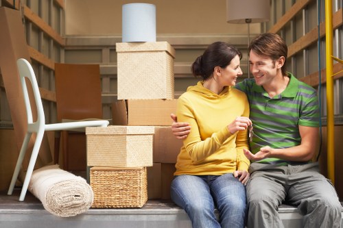 Packing and labelling supplies used for office relocation services in Merton
