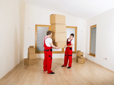 Professional moving van service for household items
