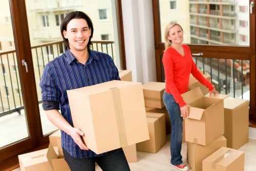 Careful loading for a business relocation in South West London